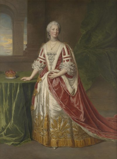 Portrait of Hester Pitt, Countess of Chatham, née Grenville (1721-1803) by William Hoare